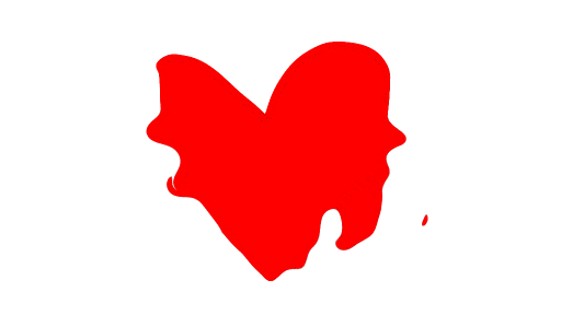 What do you see a face or heart by Nootnootroblox
