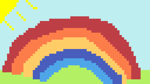 arcoiris simétrico o eso creo. by holi_67518