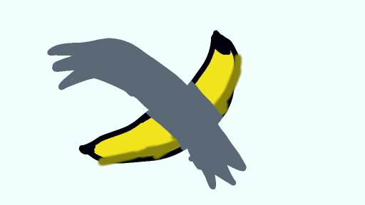 Taped banana by Elilikesroblox7