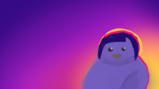 My self, fat goose by Blu3Berry140