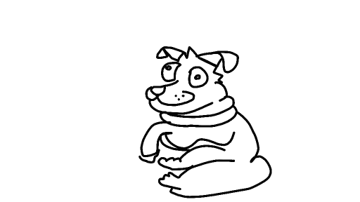 dog by MonkeyFartting