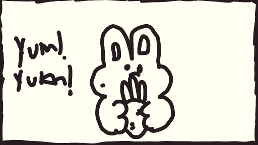 Nm Nm bunny! by HaniyaUkthi
