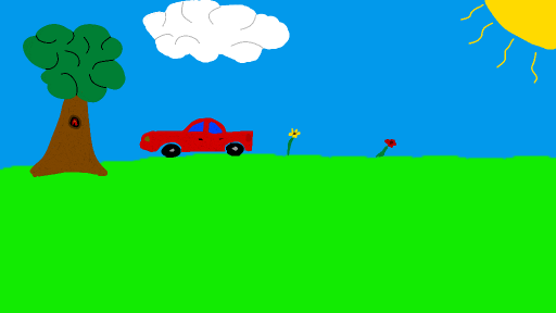 voiture et fleurs by Ninja_Lele040812