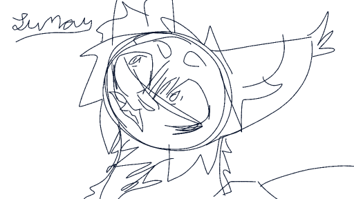 My first artpiece here! (Sketch) by Bbbdav14