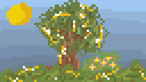 árvore e flores by Luna1423lu