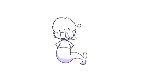 Mermaid dude by johnnyboulayboy