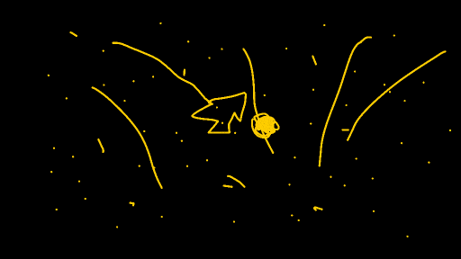 Night sky Shooting stars by GabMat126
