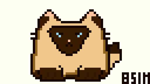 Siamese kitty by Blacksiamese00