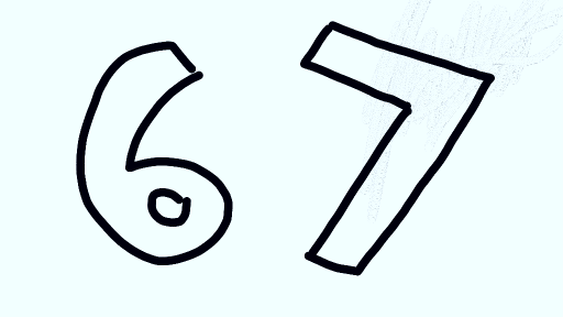 six seven by Shawn_Destroyer