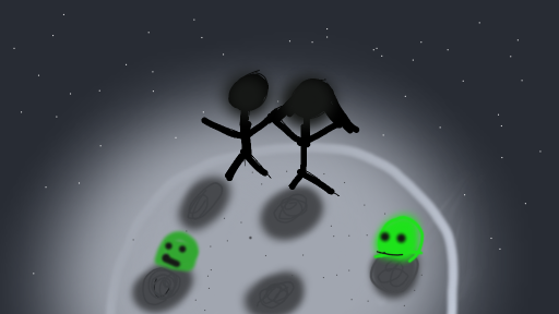 on the moon by slayqeen3100