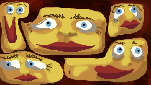 faces by MonkeyFartting