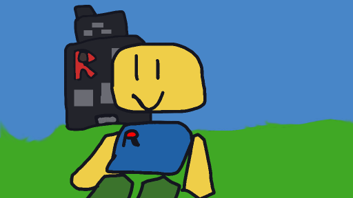 A classic noob near Roblox HQ by Bigjame16