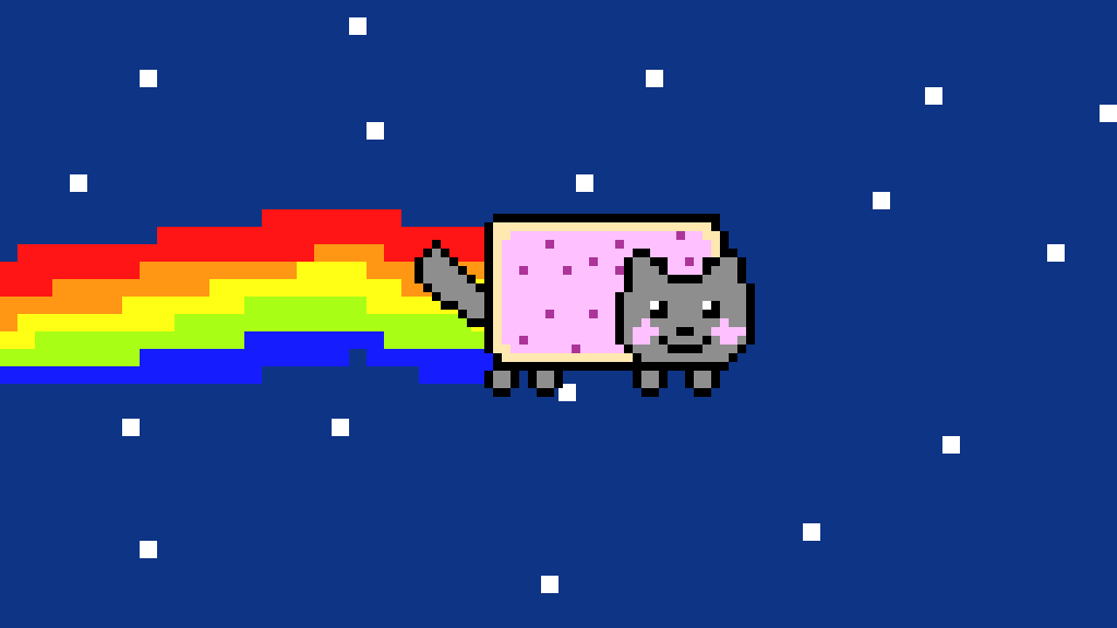 Neon cat