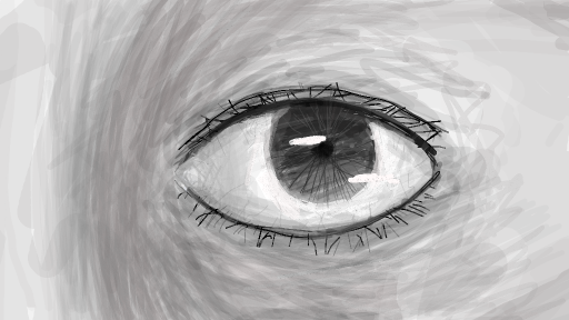 Left eye by P1errot2551
