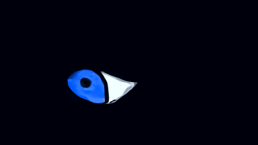 blue eye alone by Perrijayde
