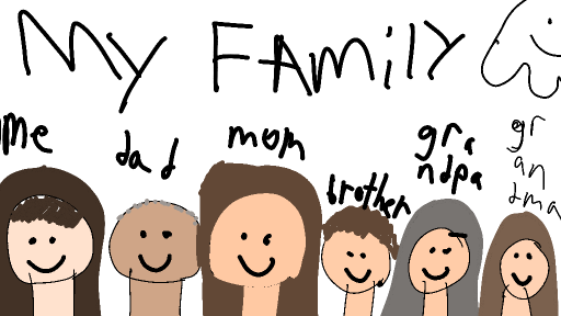 my family plus one of my died  brther by swea211