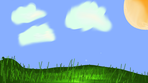 sky and grass by FerniYare
