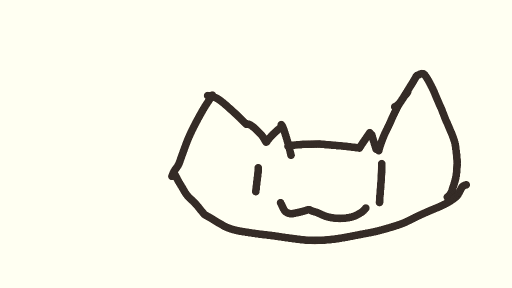 Cute cat (My 1st ever Drawing) by Izzy_DonutKat