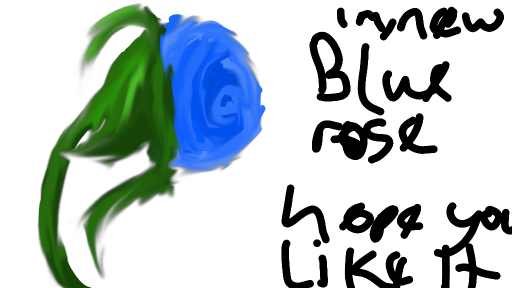 A blue rose by Ngegbeogmm