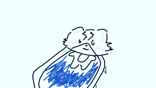 Kitty in teh tub by Spiderman50891