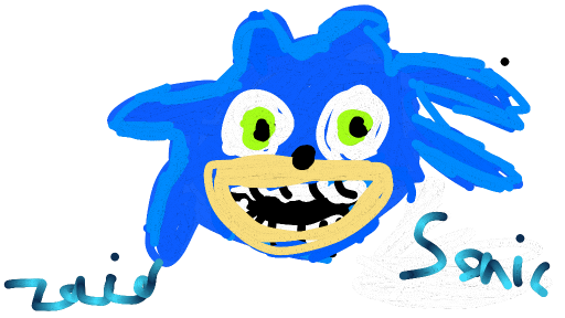 SONIC THE HEDGEHOG by Zaid_AMJ