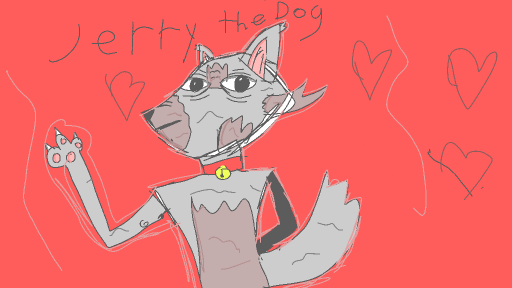 Jerry the dog by SaturnGirl2015